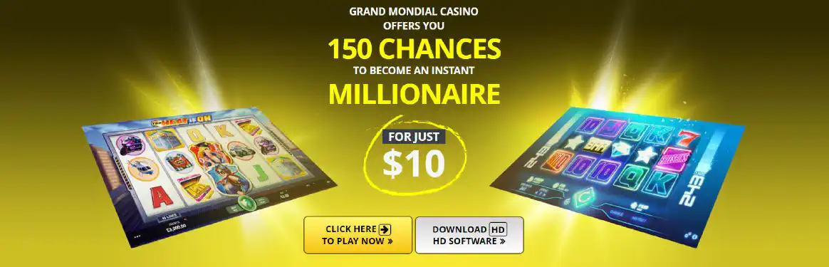 Grand Mondial casino bonus