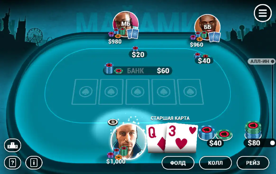 Покер онлайн